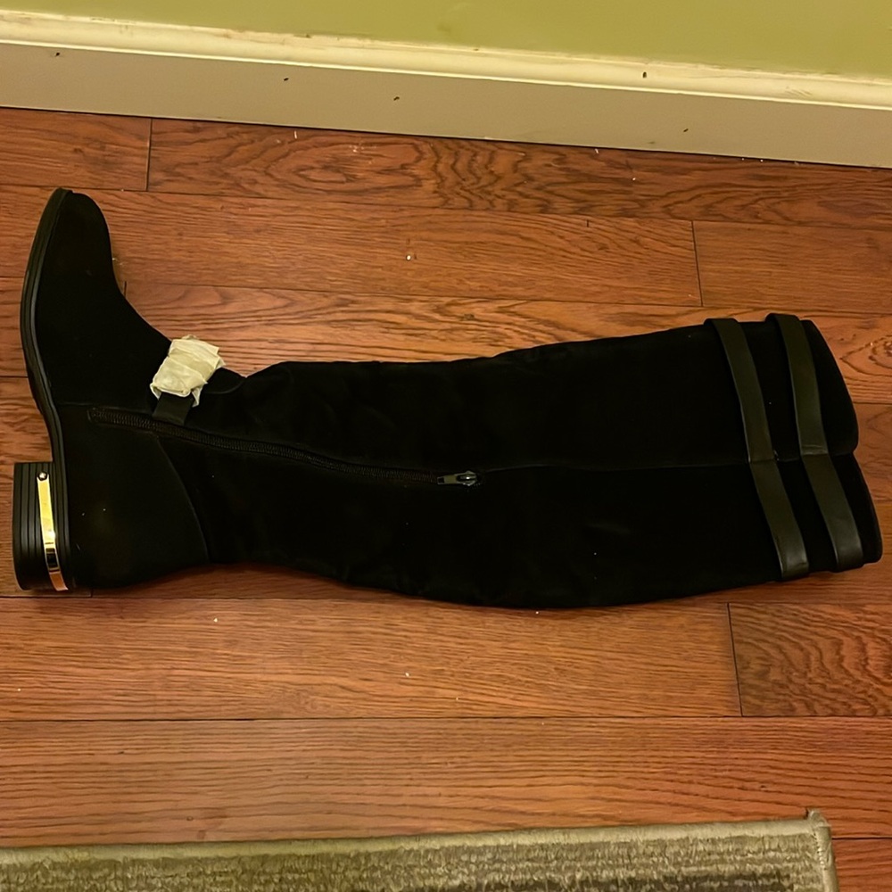 Knee boots | heel black boots |